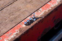 Set of Flat aluminum air valves JR v1 - SILVER