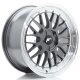 JR Wheels JR23 18x8 ET20-42 5H BLANK Hyper Gray w/ Machined Lip
