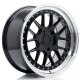 JR Wheels JR40 18x8,5 ET15-35 5H BLANK Gloss Black w/ Machined Lip