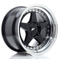 JR Wheels JR6 17x10 ET0-20 5H BLANK Gloss Black w/...