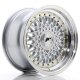 JR Wheels JR9 15x8 ET15 4x100/114 Silver w/ Machined Lip
