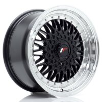 JR Wheels JR9 16x8 ET25 4x100/108 Gloss Black w/ Machined...