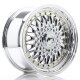 JR Wheels JR9 16x8 ET25 BLANK Chrome