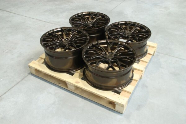 Set of CVR1 20x9 ET37 + 20x10 ET42 5x112 Gloss Bronze