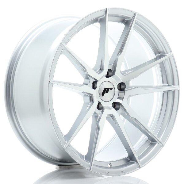 JR Wheels JR21 20x10 ET40 5x120 Silver Machined Face