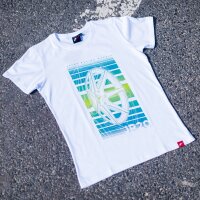 JR Mens T-Shirt JR-20 Face White Size L
