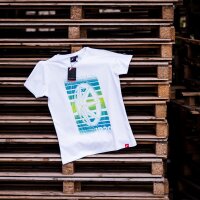 JR Mens T-Shirt JR-20 Face White Size M