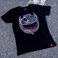JR Mens T-Shirt JR-21 Laurel Black Size S