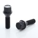 Satz aus 10 HEX17 Radschrauben M14x1,5 x55mm Schwarz