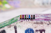 Set of Aluminum air valves JR v2 - RED