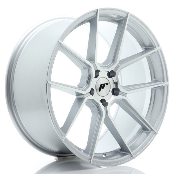 JR Wheels JR30 20x10 ET41 5x120 Silver Machined Face