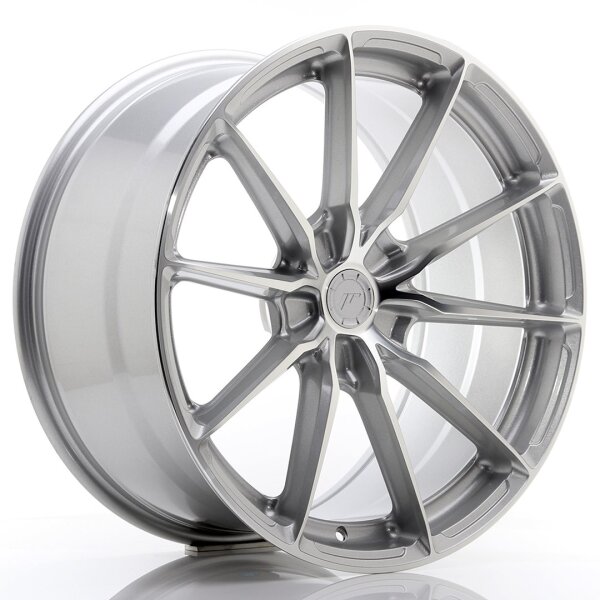 JR Wheels JR37 20x10 ET25 5x112 Silver Machined Face