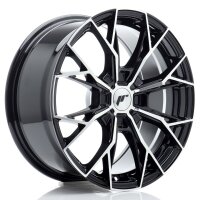 JR Wheels JR49 17x8 ET20-40 4H BLANK Gloss Black Machined...