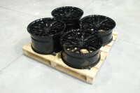Set of CVR1 21x9,5 ET25 + 21x11,5 ET33 5x120 Gloss Black