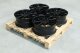 Set of CVR4 19x8 ET27 5x114,3 Gloss Black