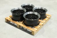 Set of JR39 19x8,5 + 19x9,5 ET15-35 BLANK Gloss Black...