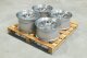 Set of JR40 19x9,5 ET28 + 19x11 ET22 5x112 Silver Machined Face