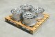 Set of JR41 18x8,5 ET15-35 BLANK Silver Machined Face