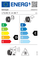 Uniroyal Allseasonexpert 2 3PMSF 175/80 R14 88T...
