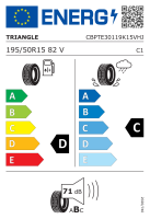 Triangle TE301 Protract M+S 195/50 R15 82V Sommerreifen
