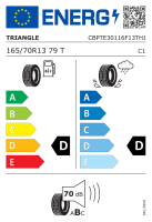 Triangle TE301 Protract M+S 165/70 R13 79T Sommerreifen